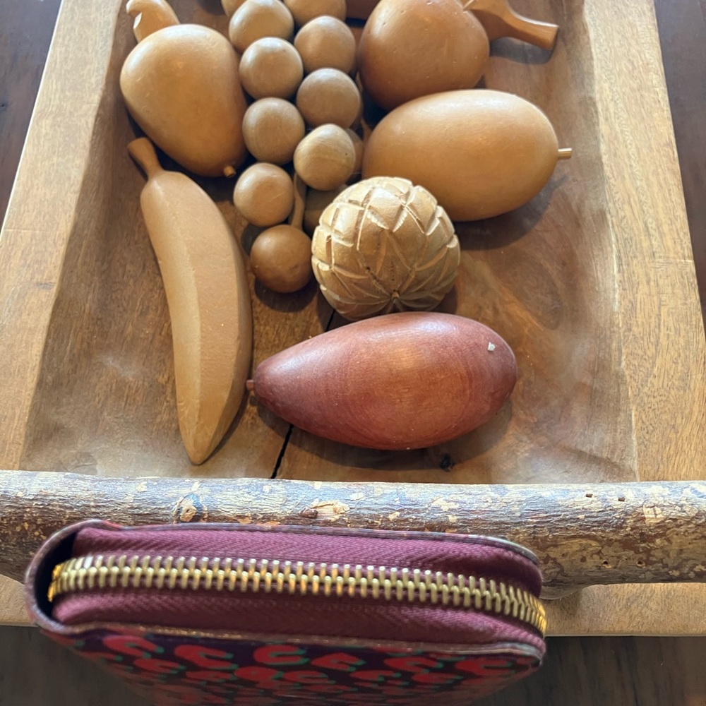 Louis Vuitton Limited Edition Red and Pink Leopard Zip Wallet with Gold Hardware - Picture 6 of 11